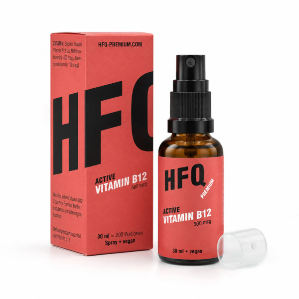 Active Vitamin B12 Spray von HFQ Premium