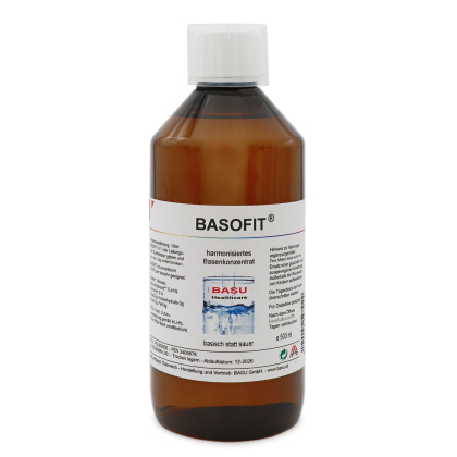 Basofit Basenkonzentrat 500ml Flasche von Basu