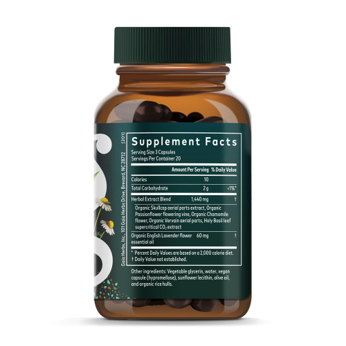 Inhaltsstoffe Calm asap Kapseln von Gaia Herbs