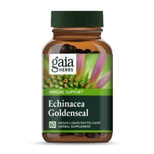 Echinacea Goldenseal 60 Kapseln von Gaia Herbs