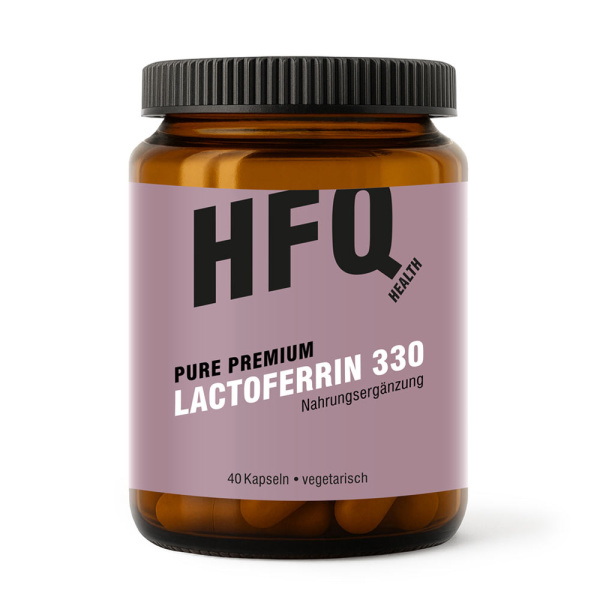 HFQ Health 330mg Pure Premium Lactoferrin Kapseln