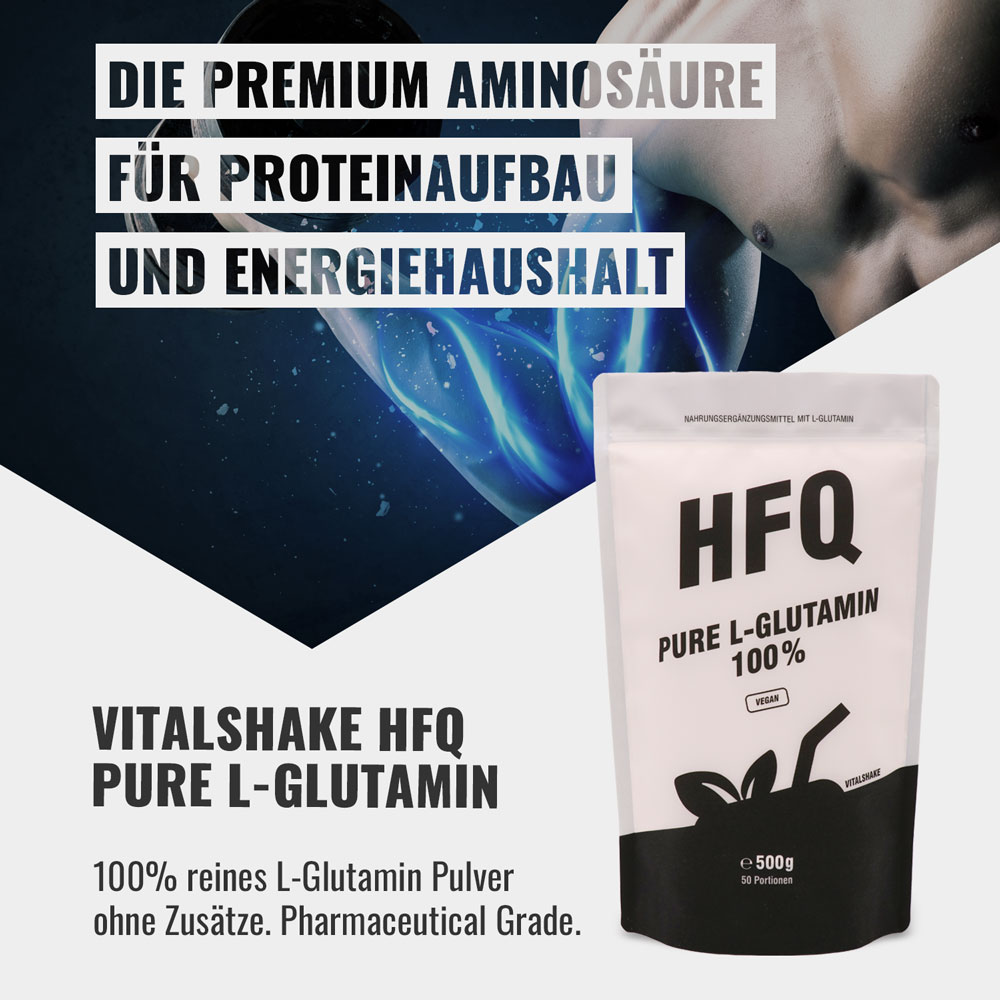 Pure L-Glutamin von HFQ Vitalshake