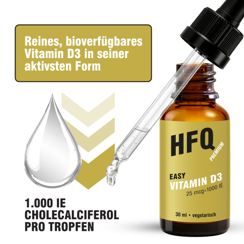 HFQ Vitamin D3 Tropfen bioverfügbar