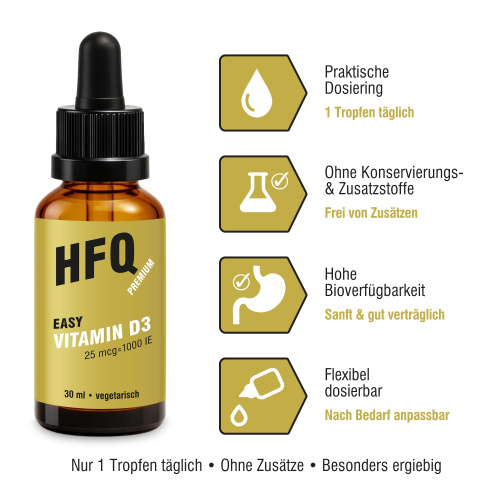 HFQ Vitamin D3 Tropfen Vorteile