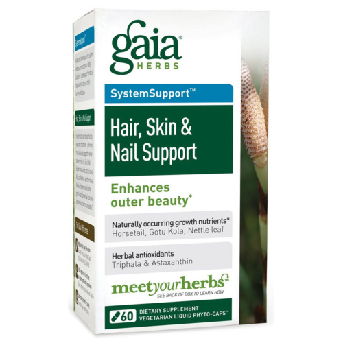 Hair, Skin & Nail Support von Gaia Herbs vegan