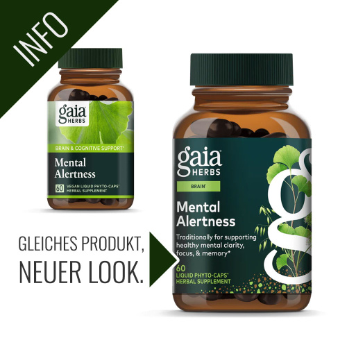 Mental Alertness Kapseln Neue Verpackung