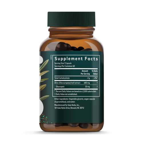Inhaltsstoffe Olive Leaf Kapseln