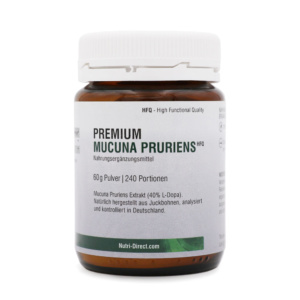 Mucuna Pruriens Pulver Extrakt 60g (40% L-Dopa)