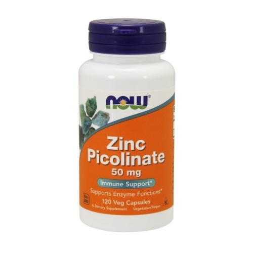 Now Foods, Zink Picolinat 50 mg - 120 vegetarische Kapseln