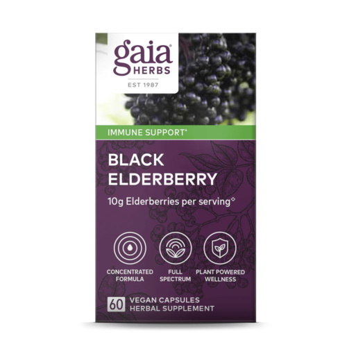 Gaia Herbs Black Elderberry Kapseln