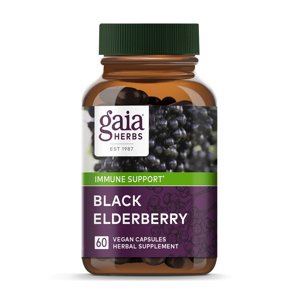 Gaia Herbs Black Elderberry Kapseln