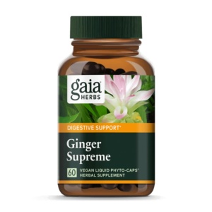 Ginger Supreme 60 Kapseln Ingwerextrakt von Gaia Herbs