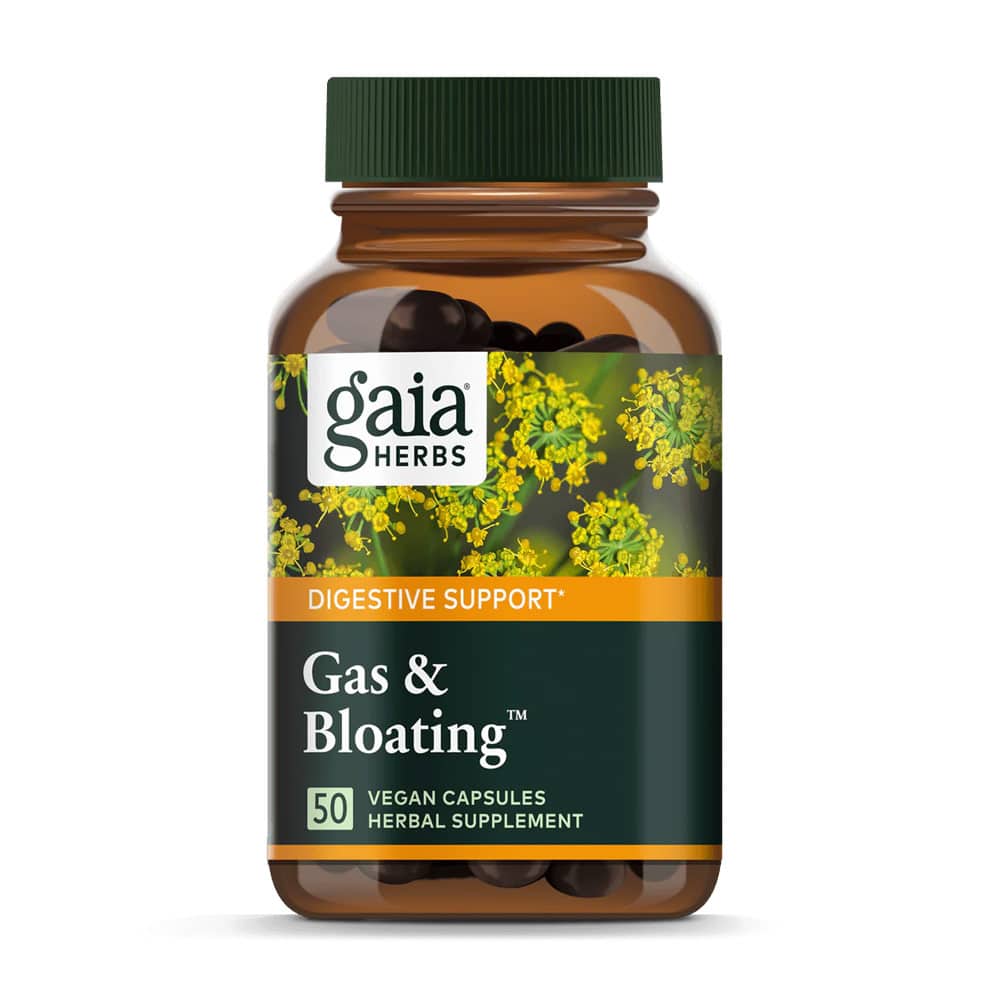 Gas & Bloating von Gaia Herbs, 50 Kapseln