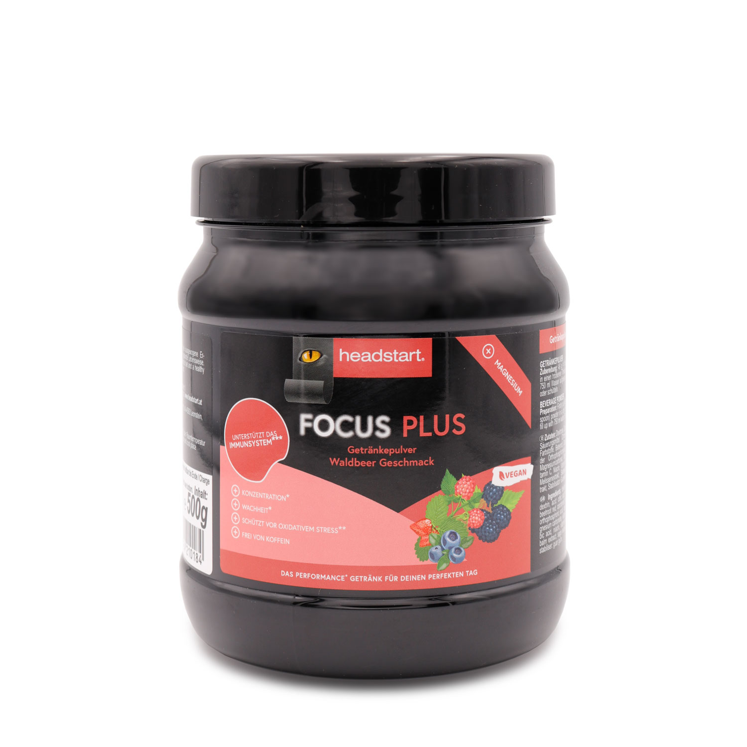 Headstart Focus Plus Waldbeere, 500g Pulver