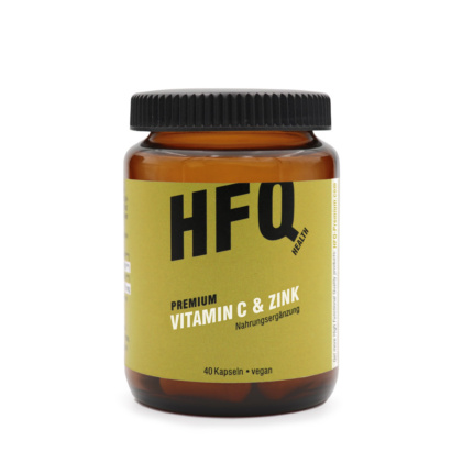 HFQ-Health Premium Vitamin C und Zink, 40 Kapseln