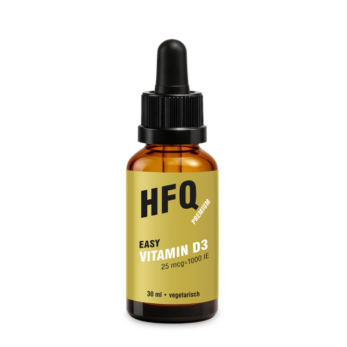 HFQ - Vitamin D3 Tropfen 30ml | 1000 IE = 25 mcg mit MCT Öl