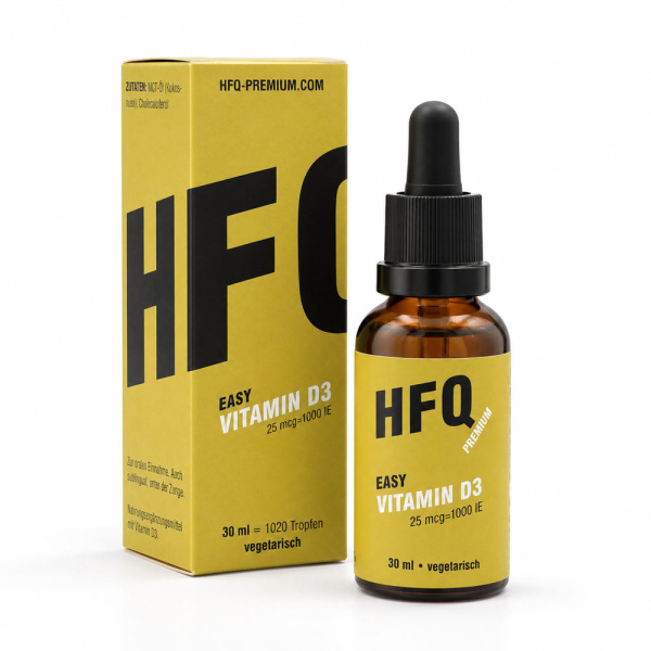 Easy Vitamin D3 Tropfen von HFQ Premium