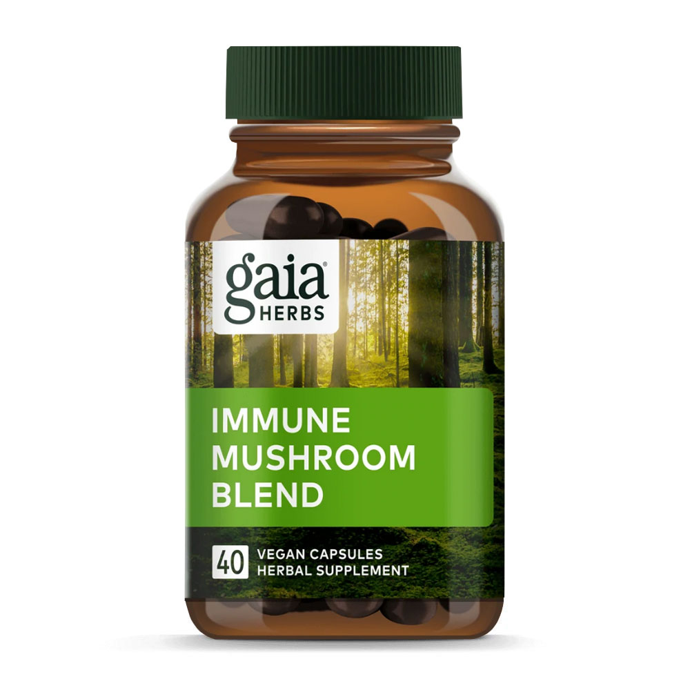 Immune Mushromm Blend von Gaia Herbs, 40 Kapseln