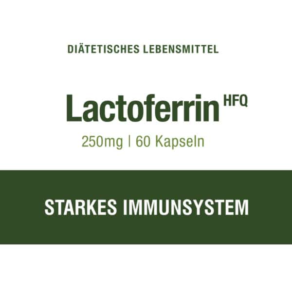 Lactoferrin online kaufen, Lactoferrin Kapseln, Lactoferrin 250 HFQ, Lactoferrin HFQ
