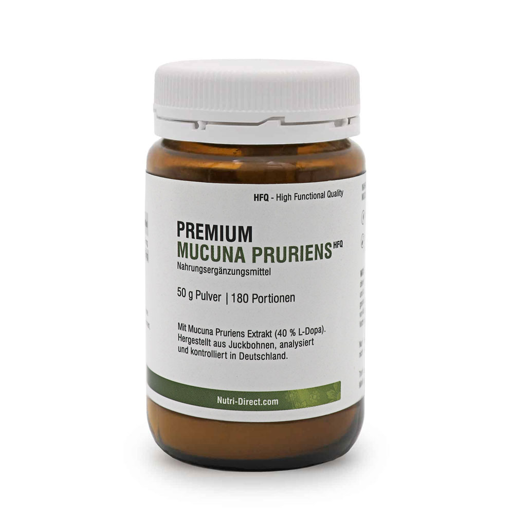 Premium Mucuna Pruriens Pulver, 50g