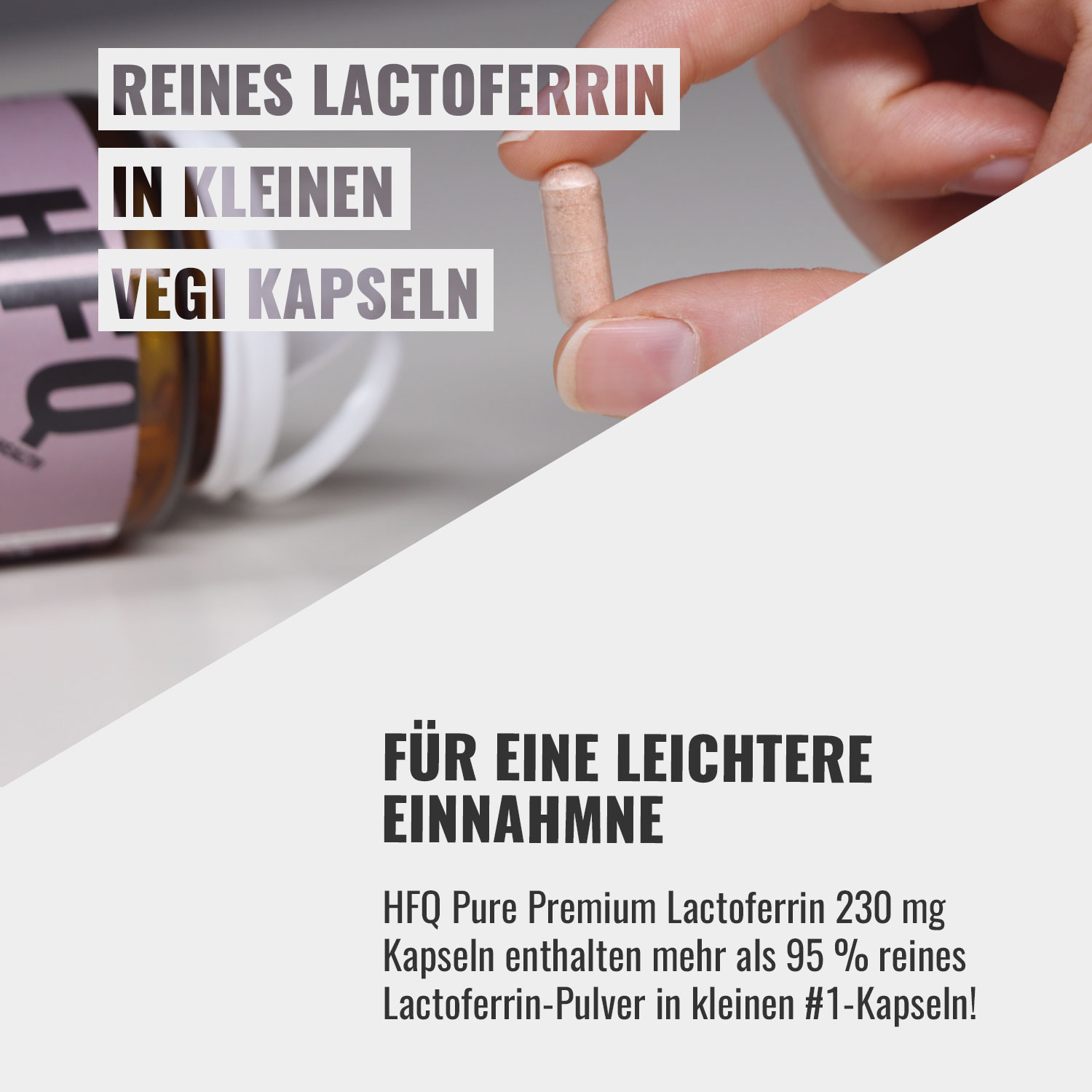 Pure Lactoferrin kleine Kapseln