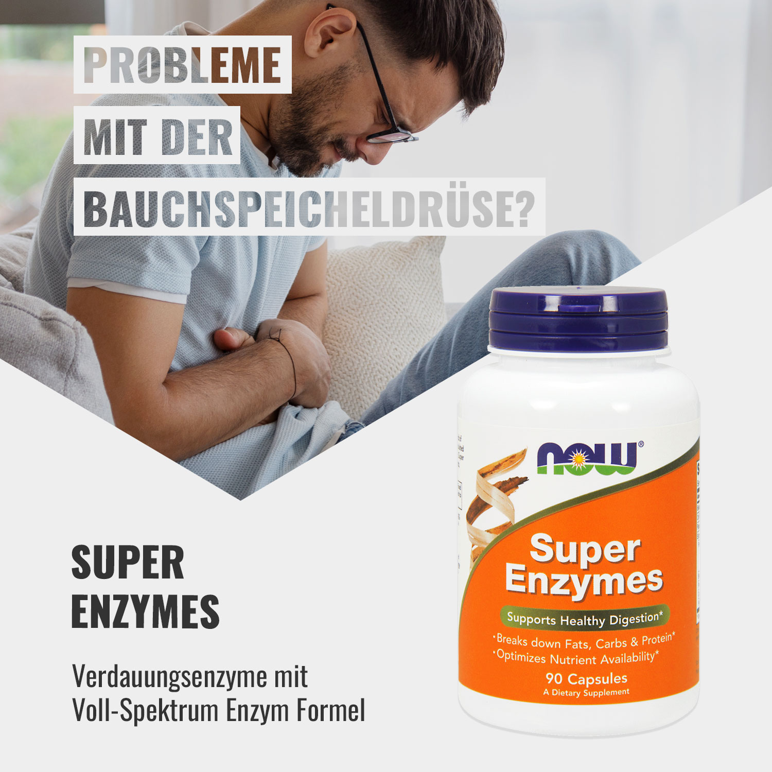 NOW Super Enzymes Verdauungsenzyme