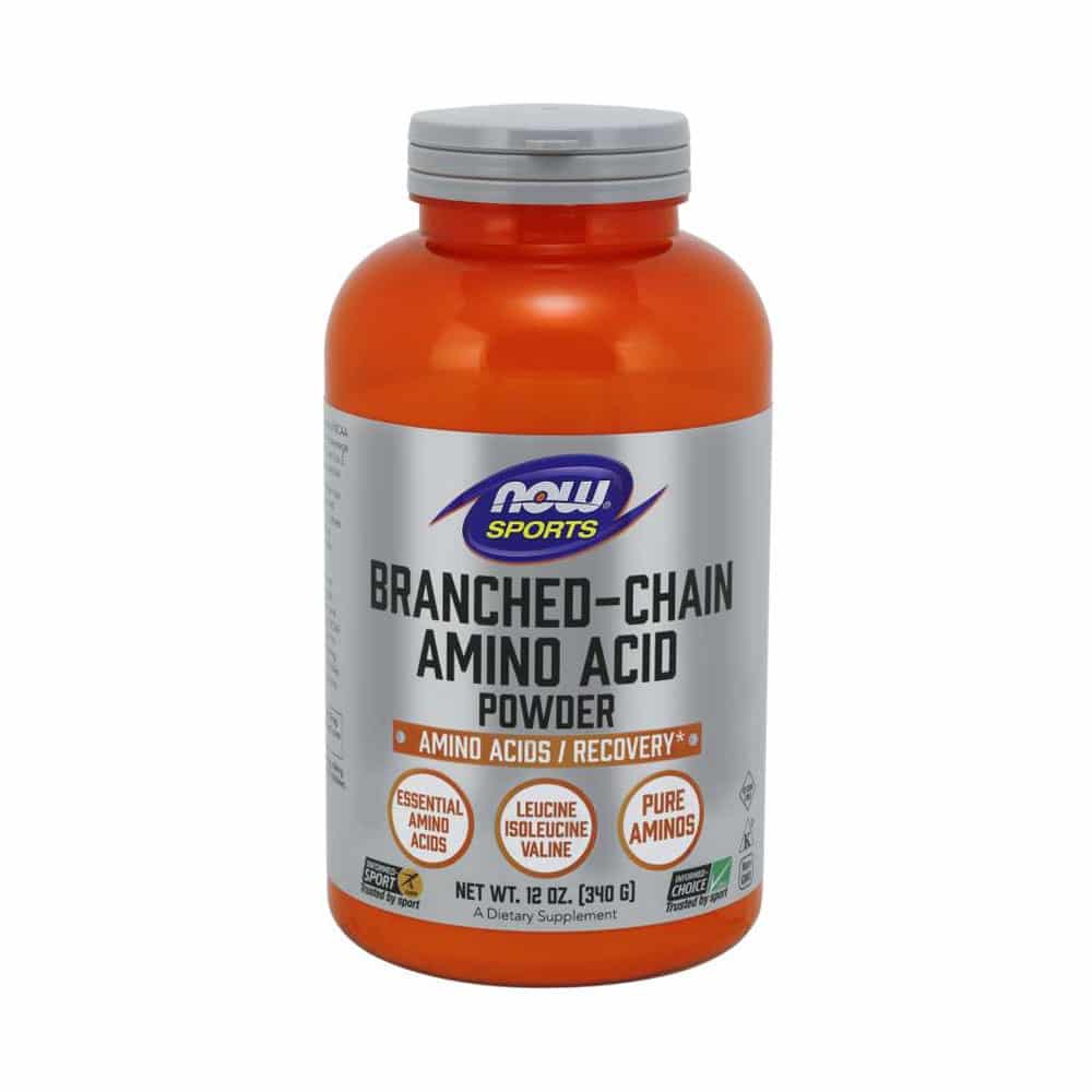 BCAA Pulver 100 % reines Amino-Pulver (Leuzin, Isoleuzin, Valin) von NOW