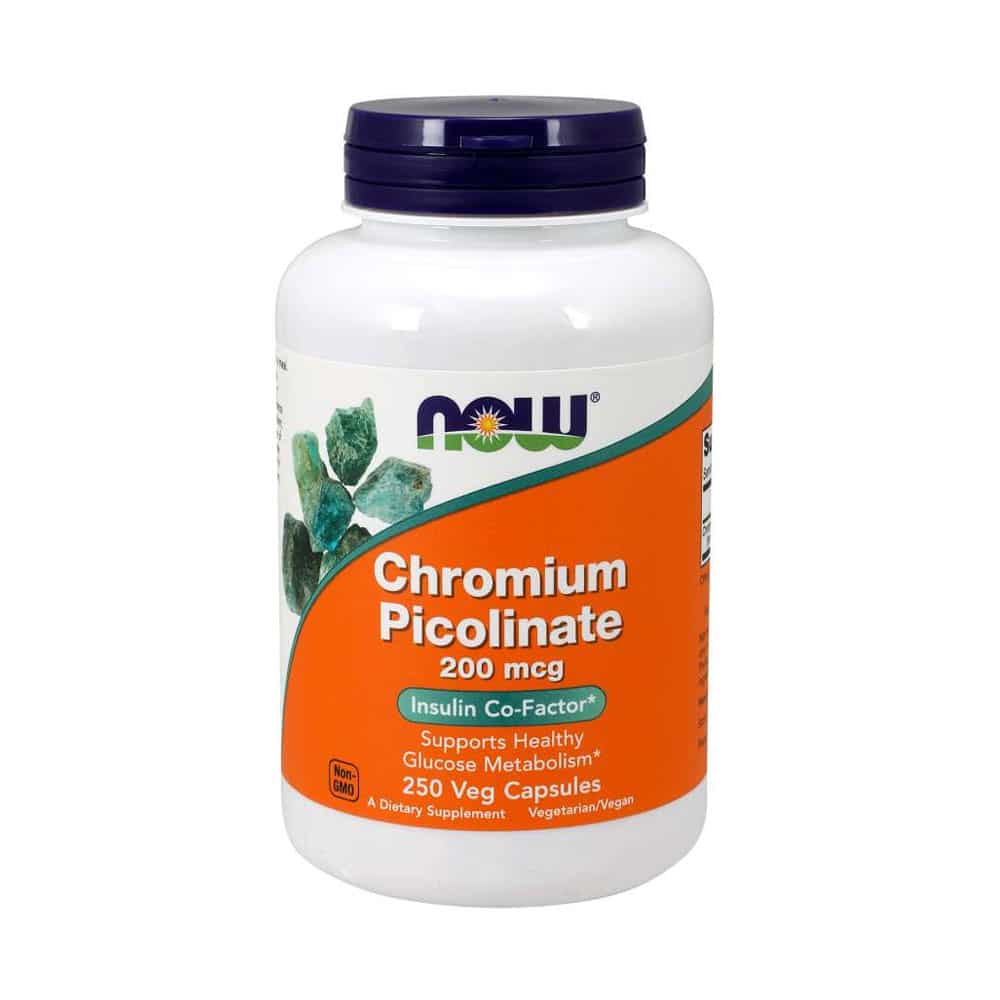 Now Foods Chromium Picolinate 200mcg 250 CAPS