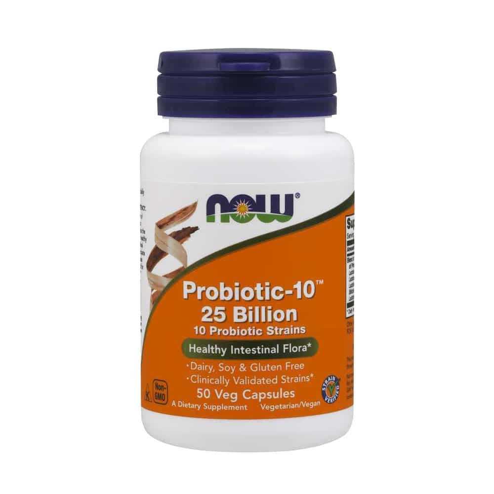 Now Foods Probiotic-10 25 Billion - 50 Veg Capsules