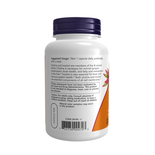 now foods choline inositol Anwendung