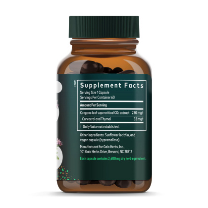 Oil of Oregano Inhaltsstoffe Kapseln von Gaia Herbs