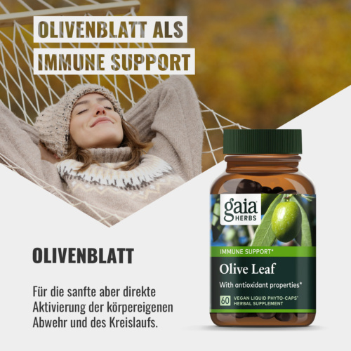 Olivenblatt Kapseln Immune Support Gaia Herbs