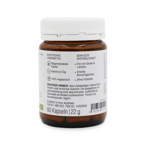Premium Lactoferrin HFQ 120 mg, 60 Kapseln erhöhte Bioverfügbarkeit