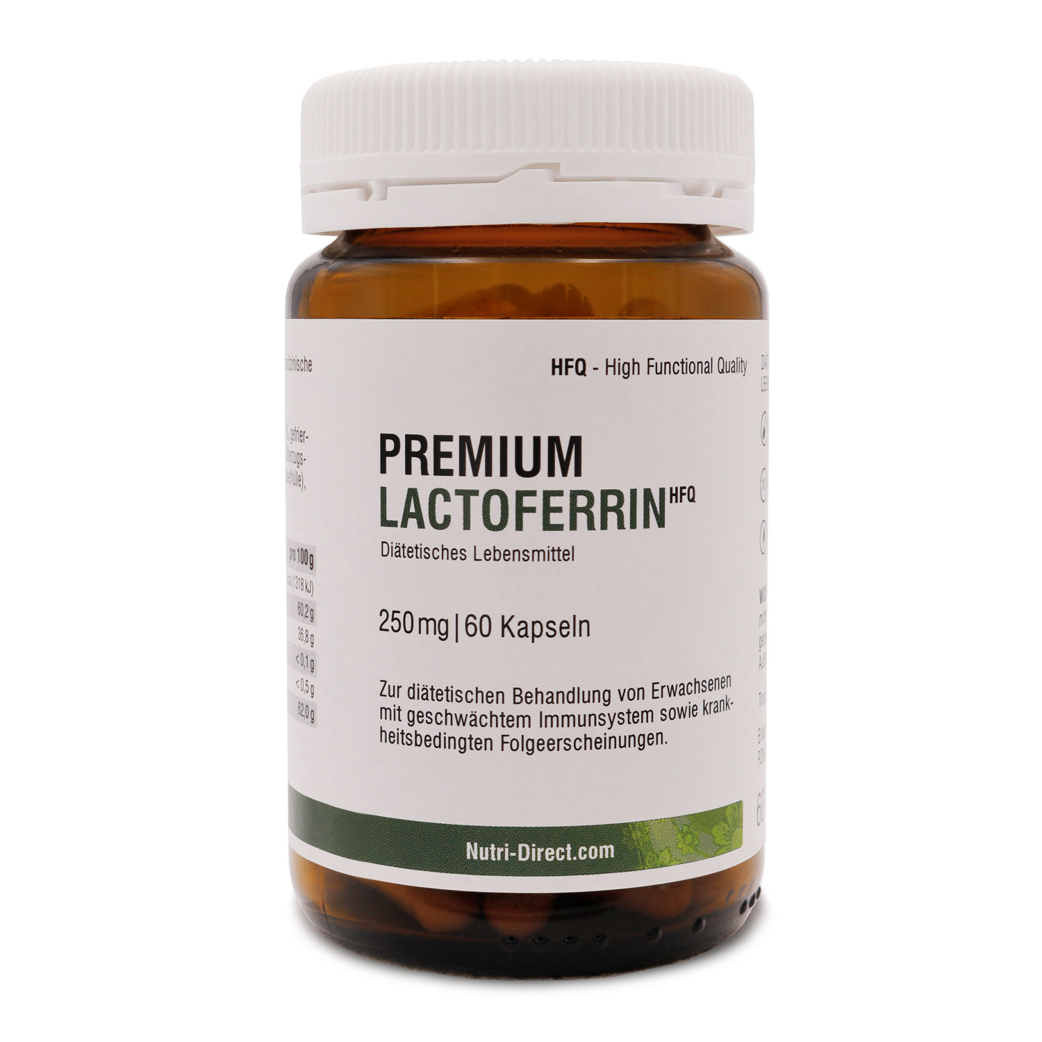 Premium Lactoferrin 250 mg, 60 Kapseln, vegetarische Kapseln
