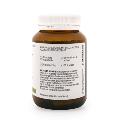 Mucuna Pruriens 120 Kapseln Full Spectrum