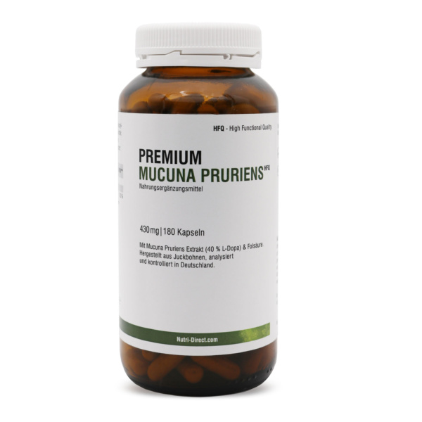 Premium Mucuna Pruriens HFQ, 180 Kapseln