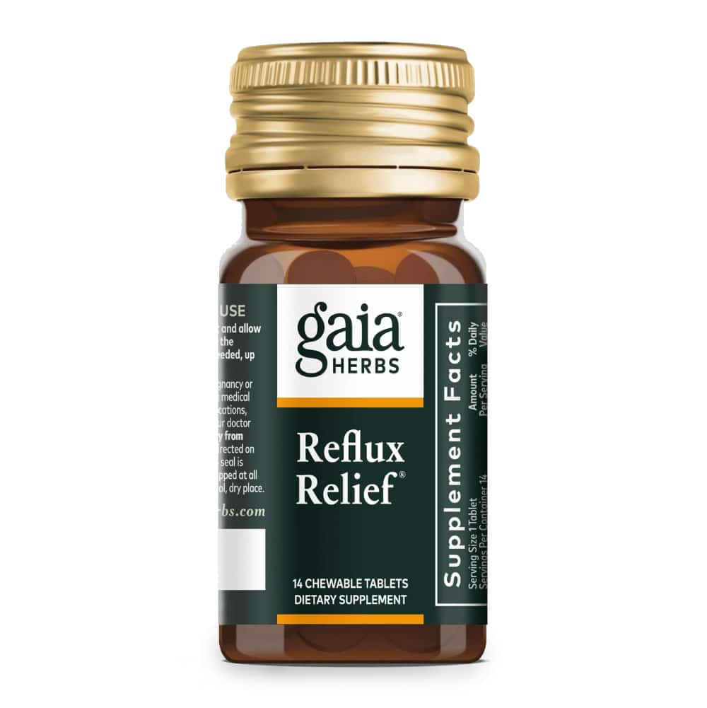 Gaia Herbs - Reflux Relief 15 Tabletten vegetarisch