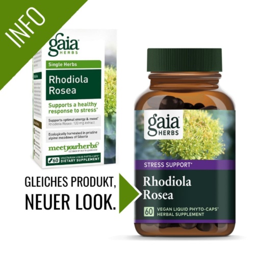 Gaia Herbs Rhodiola Rosea Kapseln