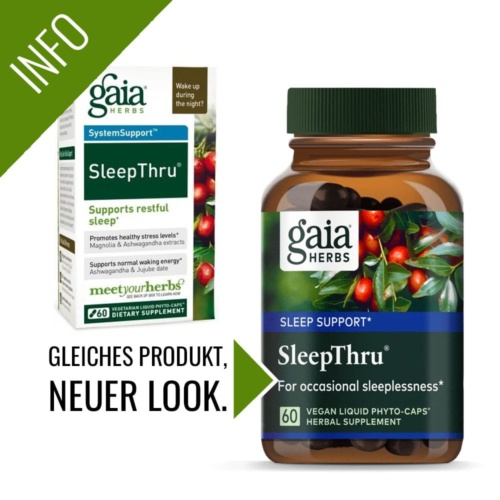 SleepThru von Gaia Herbs 60 Kapseln