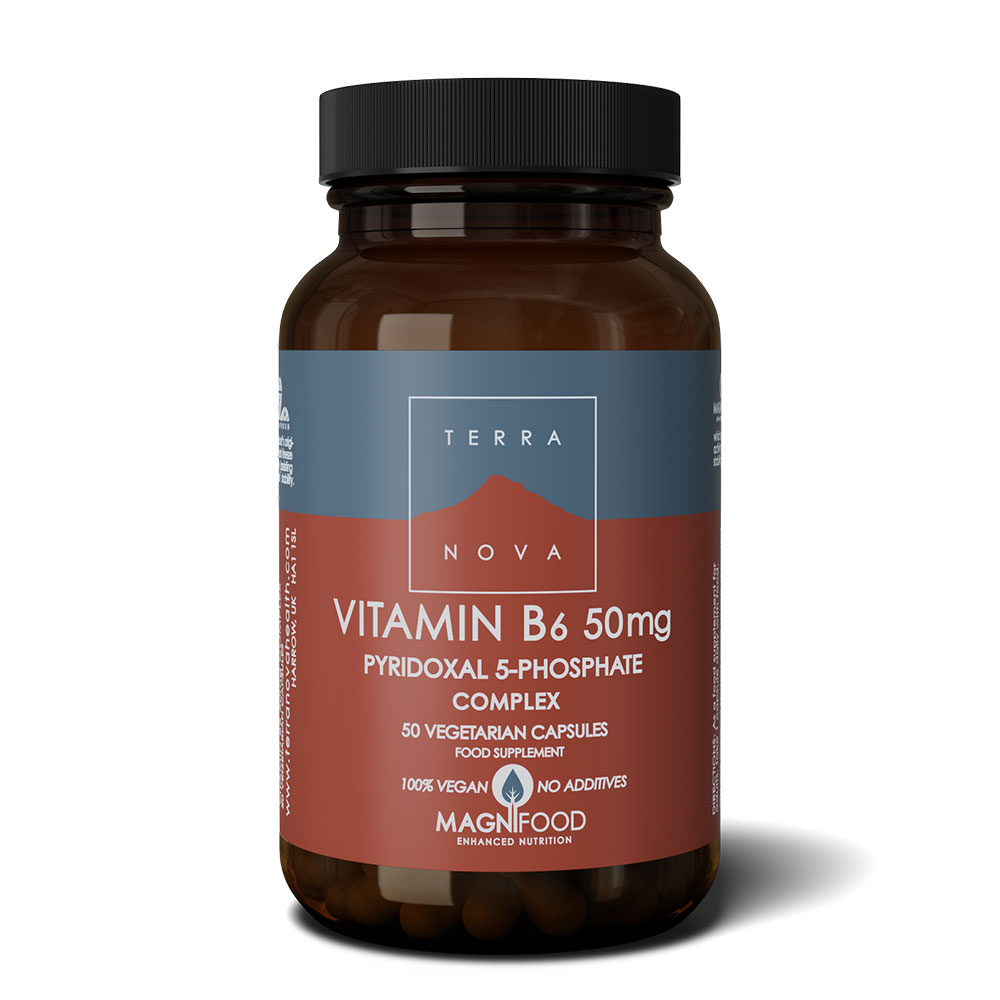 Terranova Vitamin B6 (P-5-P) 50mg Komplex 50 Kapseln