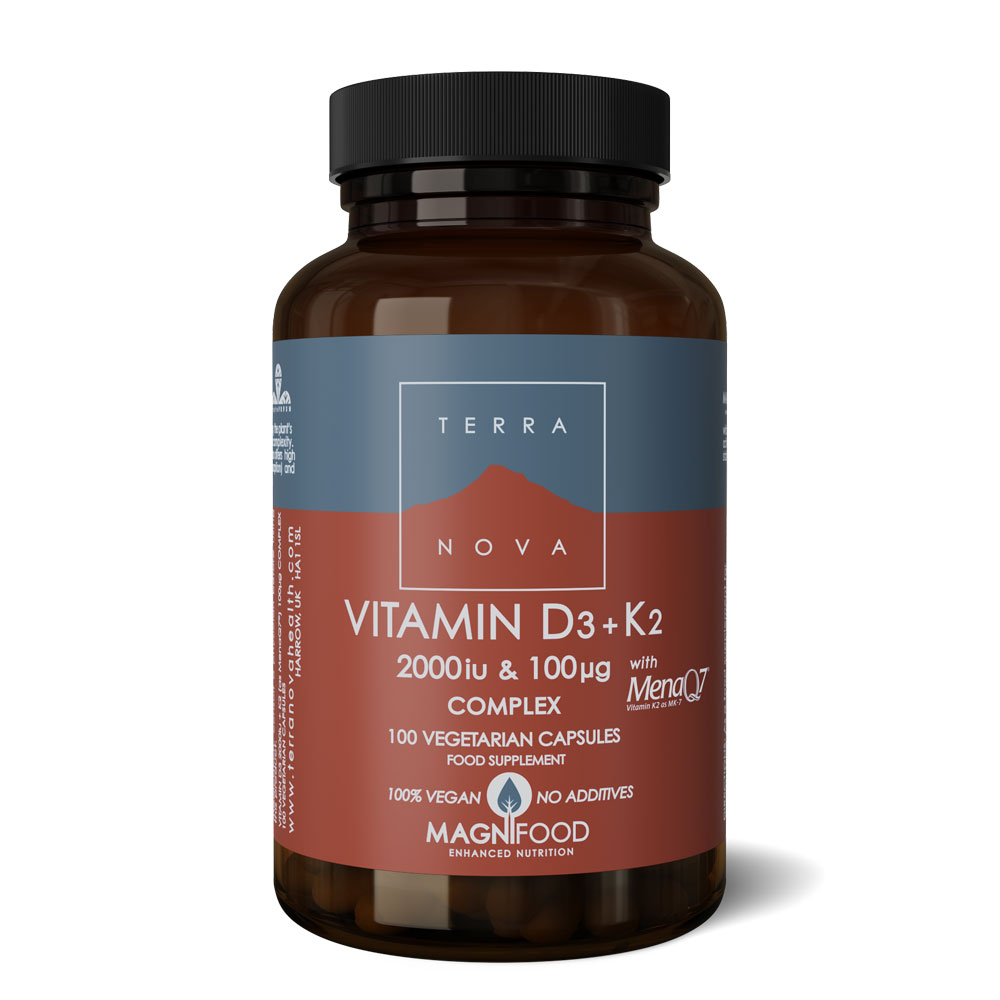 Vitamin D3 2000IE & K2 MK-7 100mcg vegan