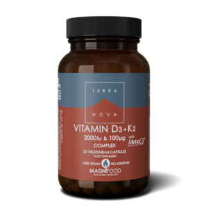 Vitamin D3 2000IE & K2 MK-7 100mcg vegan 50 Caps