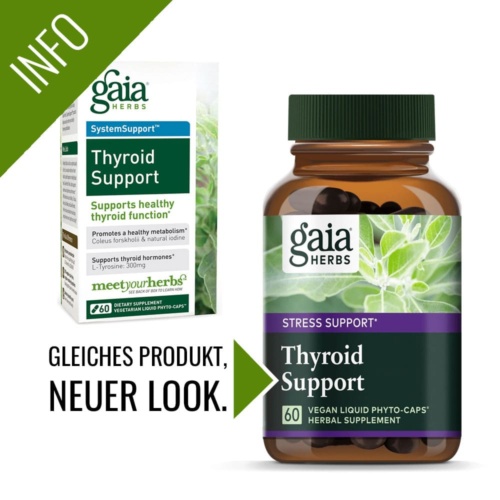 Thyroid Support Kapseln von Gaia Herbs