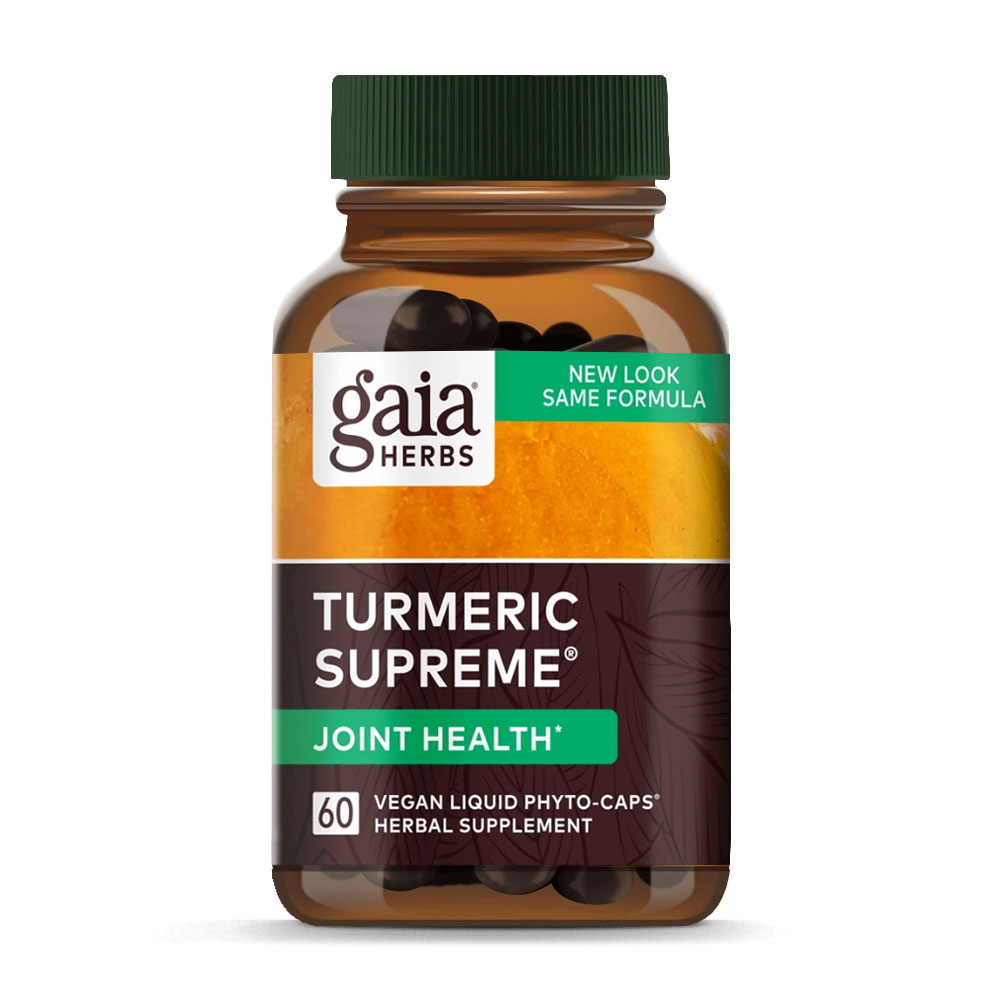 Turmeric Supreme Joint Health von Gaia Herbs, 60 Kapseln