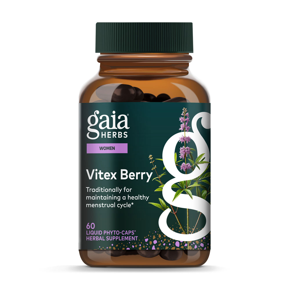 Vitex Berry von Gaia Herbs 60 Kapseln