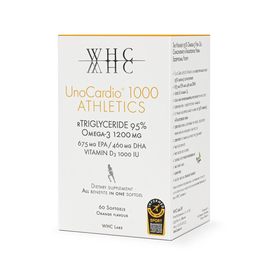 UnoCardio Athletics, Omega-3 Informed Sport zertifiziert