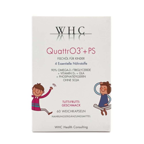 WHC QuattrO3+PS, Omega-3 Fischölkomplex für Kinder