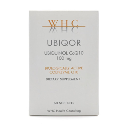 WHC Ubiqor CoEnzym Q10 Ubiquinol 100mg, 60 Softgelkapseln